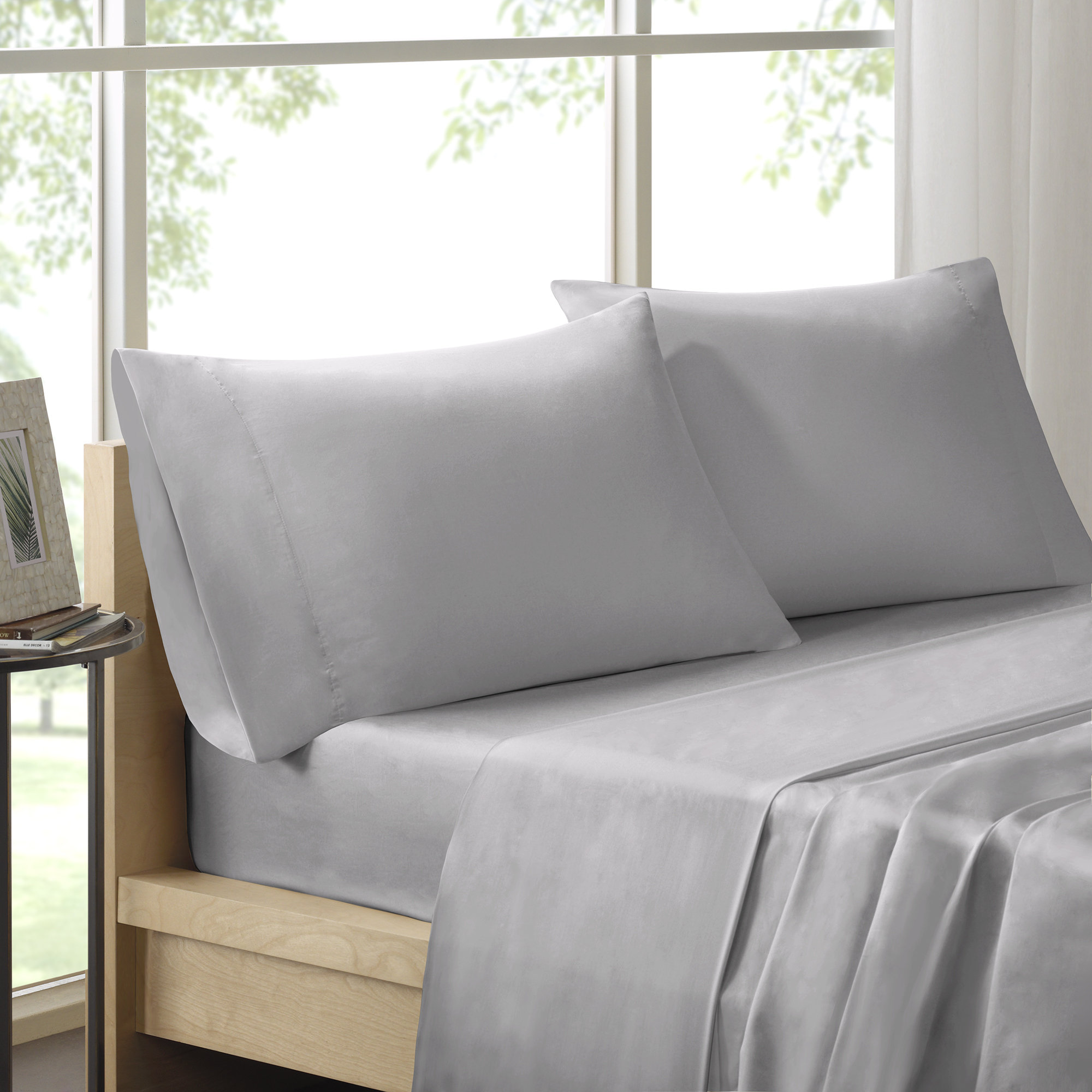 The Twillery Co Moffett 300 Thread Count Pima Cotton Sheet Set Moffett 300 Thread Count Pima Cotton Sheet Set Reviews Wayfair