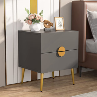 charcoal grey nightstands