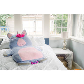 Zoomie Kids Rodrigez Owl Kids Floor Cushion With Storage