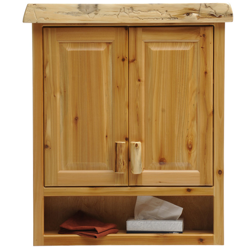 Fireside Lodge Cedar 32 W X 36 H Wall Mounted Cabinet Wayfair