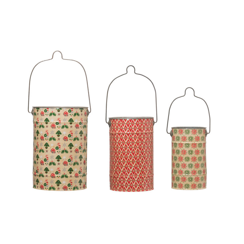 3 Piece Metal Bucket Set Birch Lane