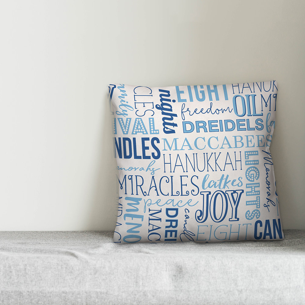 The Holiday Aisle® Johan Word Throw Pillow Wayfair