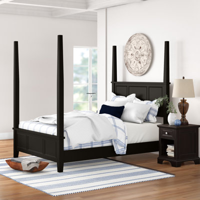 Four Poster Queen Bedroom Sets You'll Love in 2020 | Wayfair