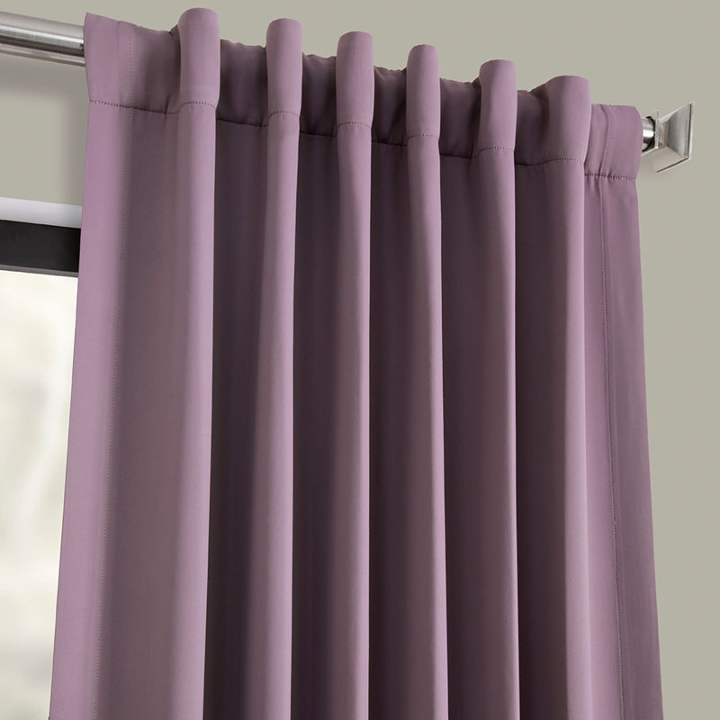 Darby Home Co Jarimannos Solid Color Blackout Rod Pocket Curtains