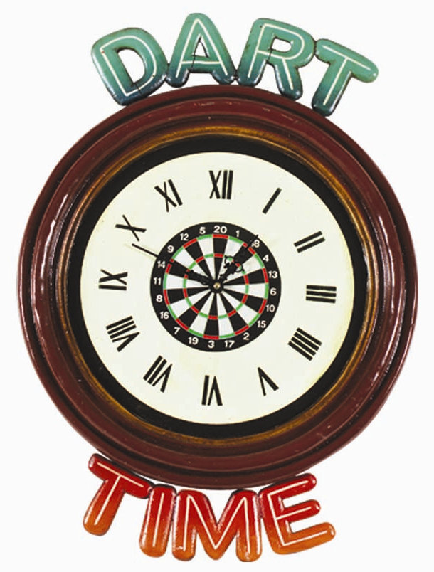 RAM Game Room Dart Time Wall Clock Wayfair