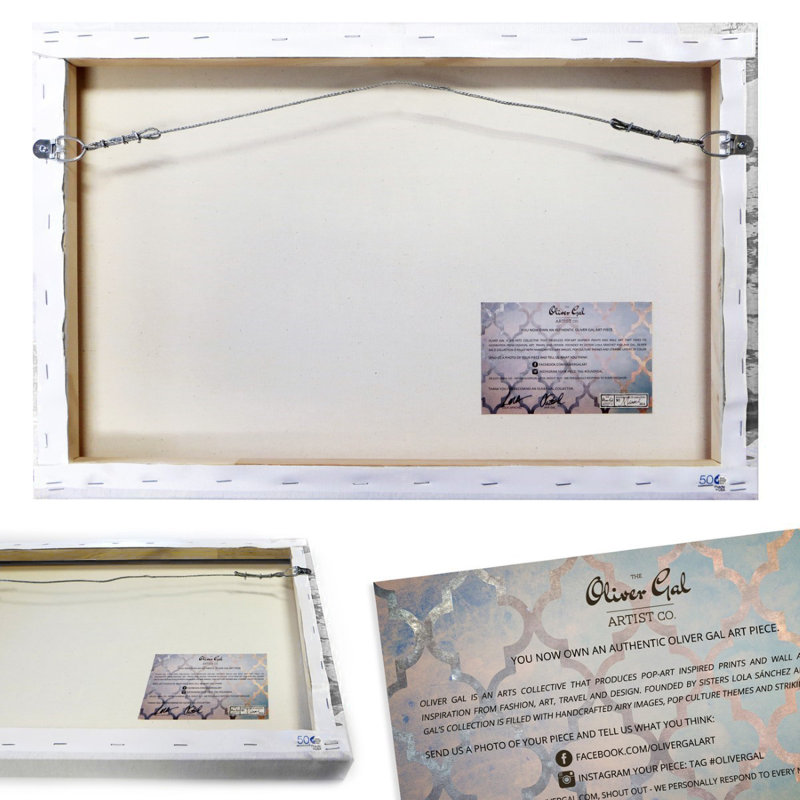 Oliver Gal Burst Creative The Key Graphic Art On Wrapped Canvas Reviews Wayfair