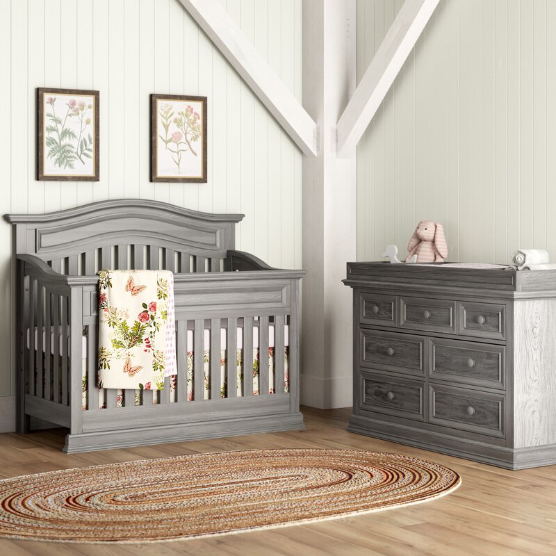 Birch Lane Heritage Mitzi 4 In 1 Convertible 3 Piece Crib Set