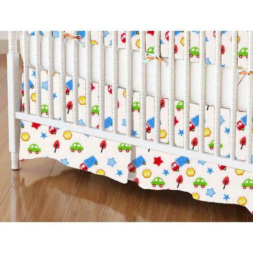 Sheetworld Baby Cars And Trucks Crib Skirt Wayfair