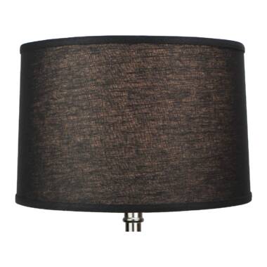 large dark brown lamp shades