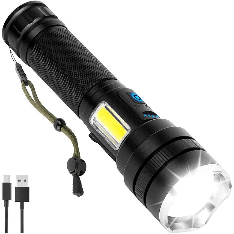 90000 Lumens XHP70.2 Tactical Super Bright Rechargeable LED Flashlights 