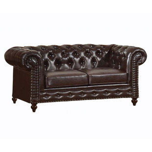 Go to store & view more images Canora Grey Pace Button Tufted Loveseat