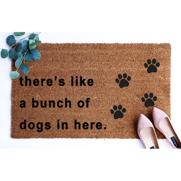 a lot of dogs doormat