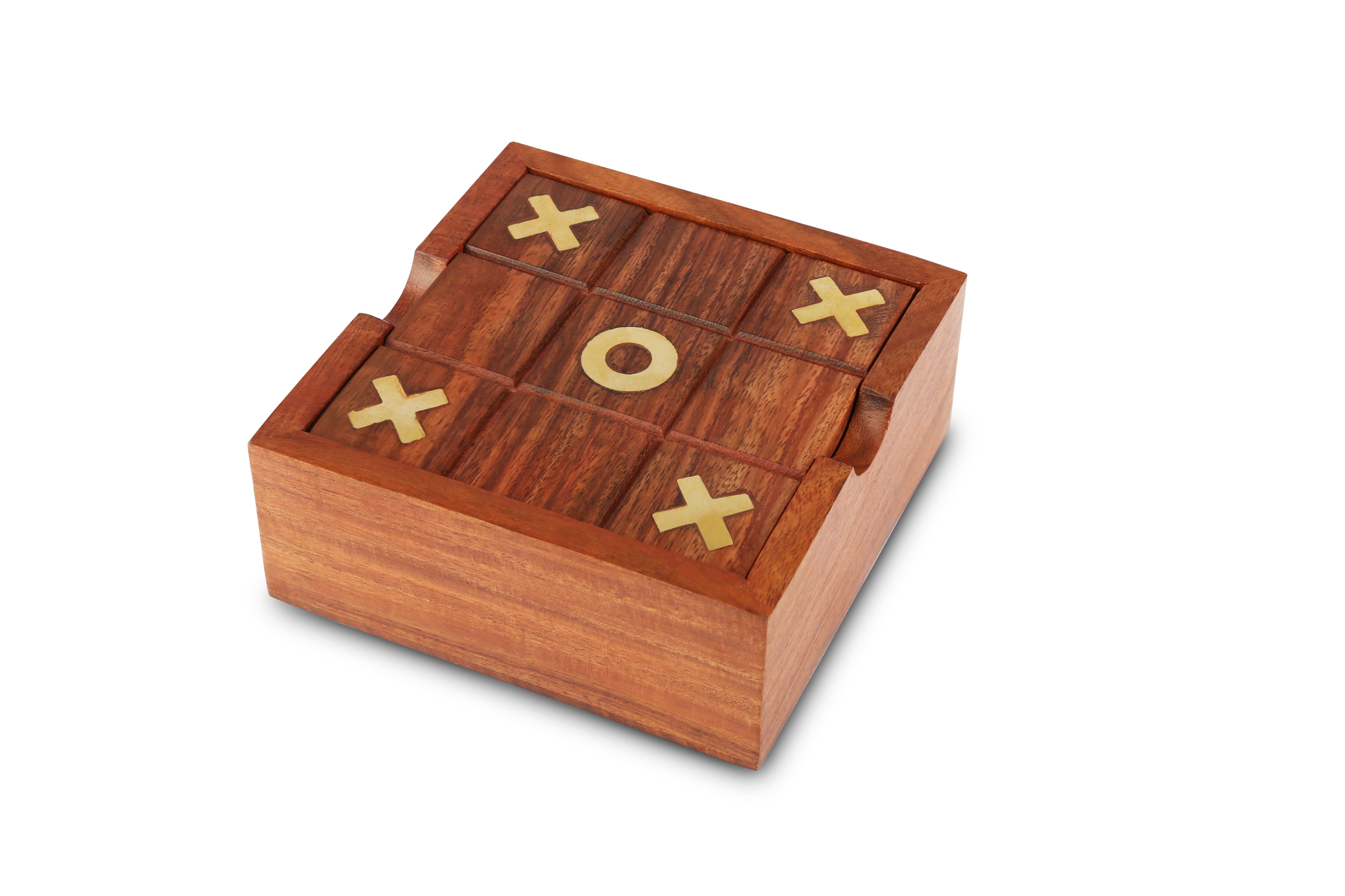 Symple Stuff Tic Tac Toe Decorative Box Wayfair Co Uk