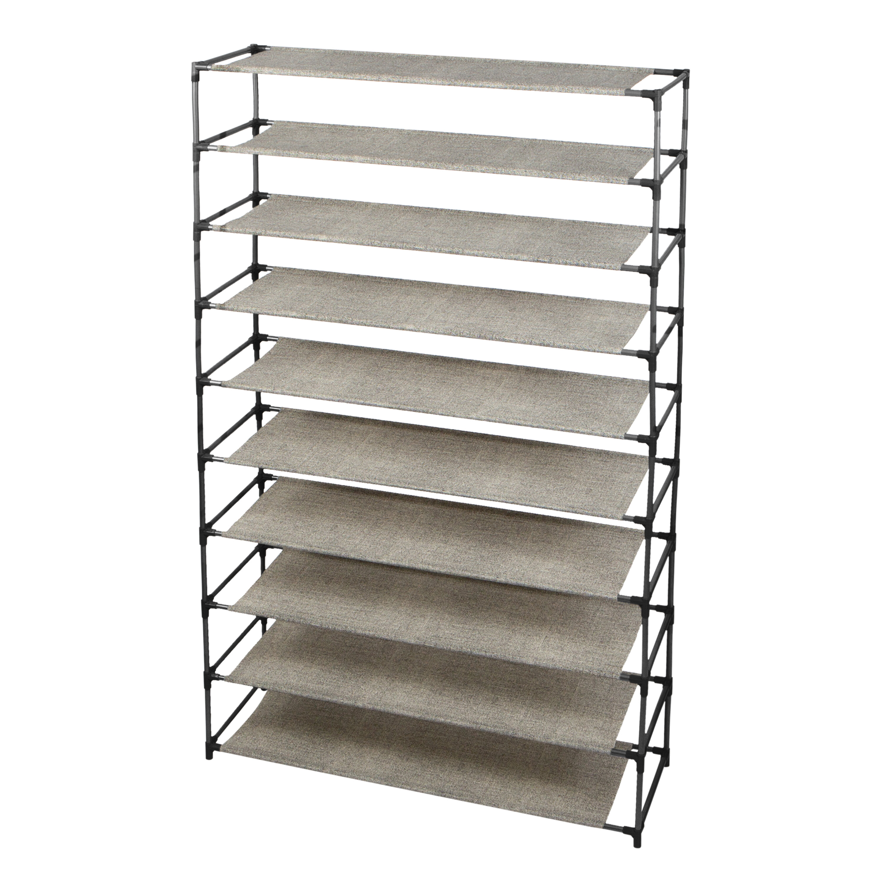 Rebrilliant 10 Tier 50 Pair Shoe Rack Reviews Wayfair