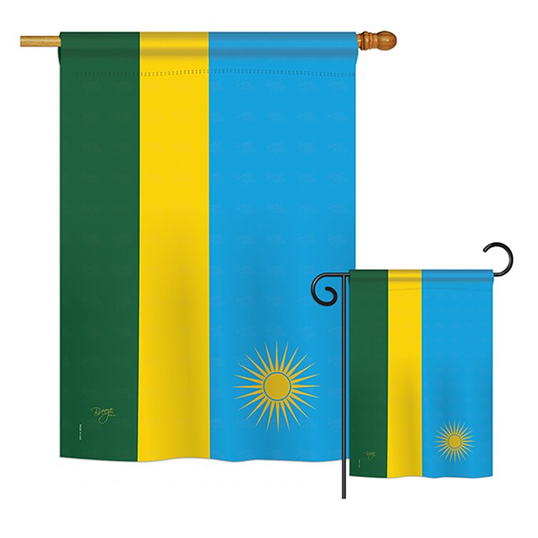 Set with Stand Regional Nationality Countr Details about   African American Burlap Garden Flag 