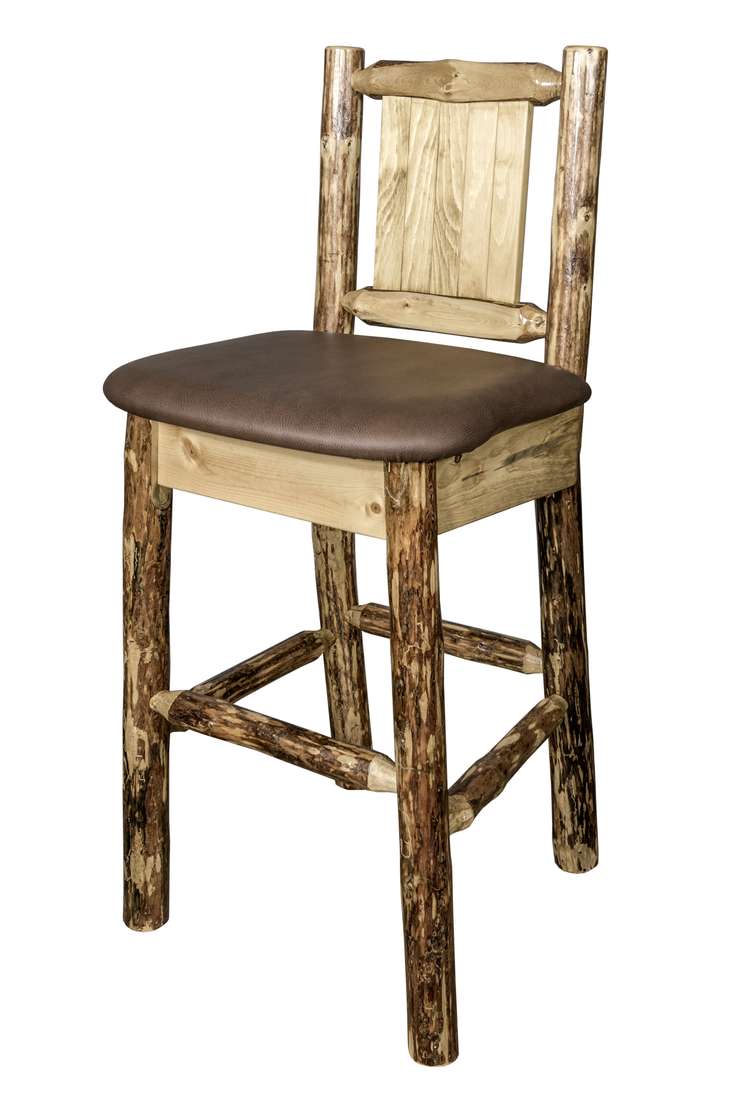 rustic bar height stools