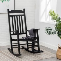 wayfair black rocking chair