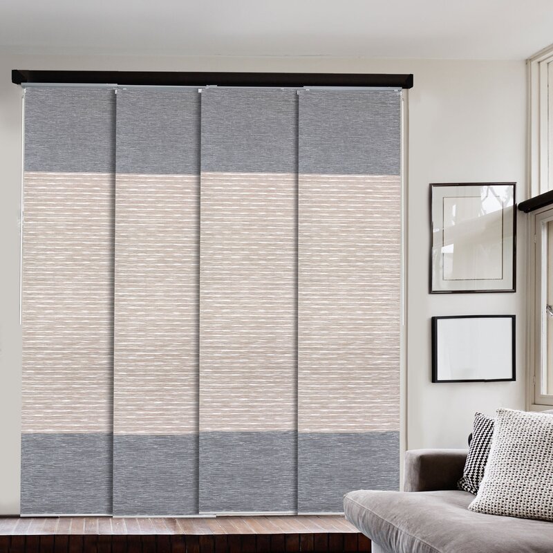 Winston Porter Deluxe Blackout Beige Vertical Blind & Reviews | Wayfair