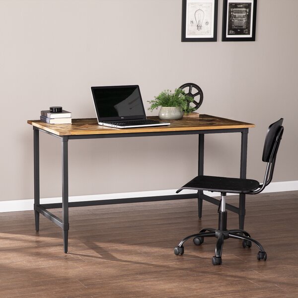 defranco solid wood desk