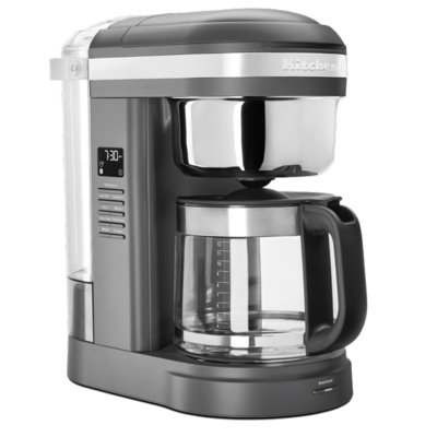 KitchenAid 12 Cup Drip Coffee Maker with Spiral Showerhead KitchenAid Color: Matte Charcoal Gray