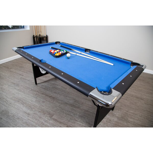 3-Place Blue Extreme Portable Pool/Billiards Cue Stick Table Top Holder 