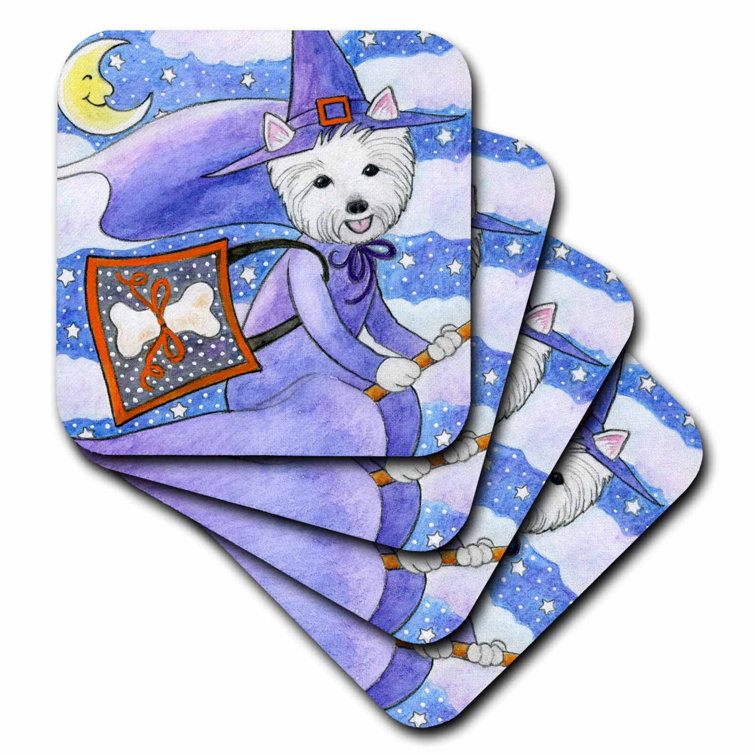 ceramic dog coasters