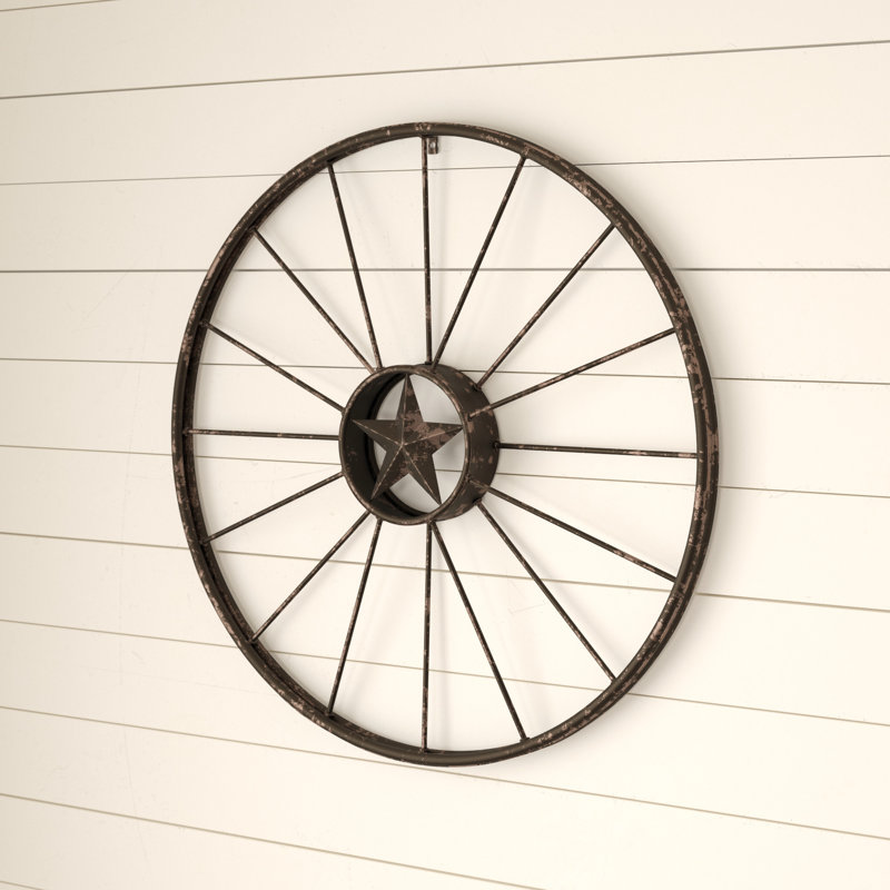 Rustic Wagon Wheel Wall Decor Reviews Birch Lane
