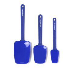 Shpebs 11 Pcs Silicone Heat Resistant Kitchen Cooking Utensils set Non-Stick Baking Tool spoon and more Spatulas blue Serving Tong 