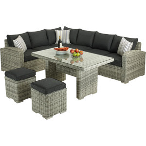6-tlg. Loungesofa-Set Broadwater mit Kissen von ..