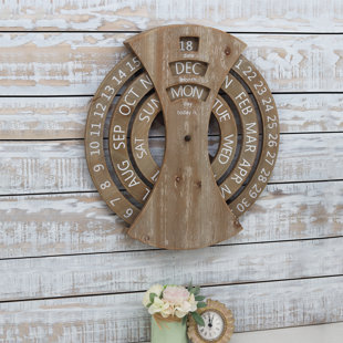 Wooden Wall Calendar Holders | Wayfair