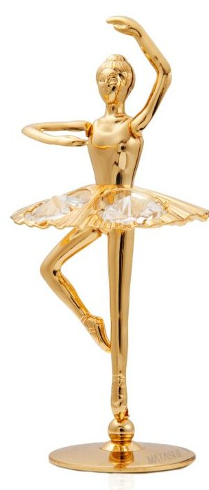 MatashiCrystal Ballerina with Arm Up Figurine | Wayfair