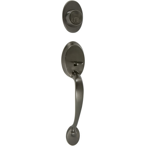 Delaney Hardware Callan Exterior Portion Handleset Double Cylinder