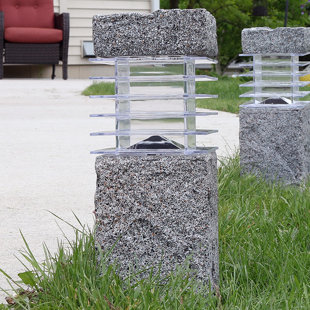 Solar Tea Lights Wayfair Menifee Outdoor Solar Ed Led Bollard Light Pack Set Of 2