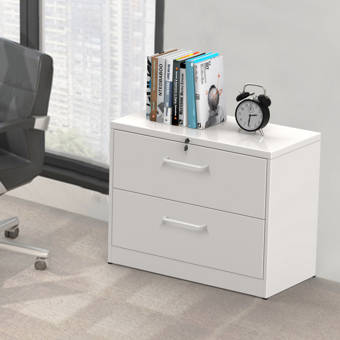 Lorell 2 Drawer Mobile Vertical Filing Cabinet Reviews Wayfair