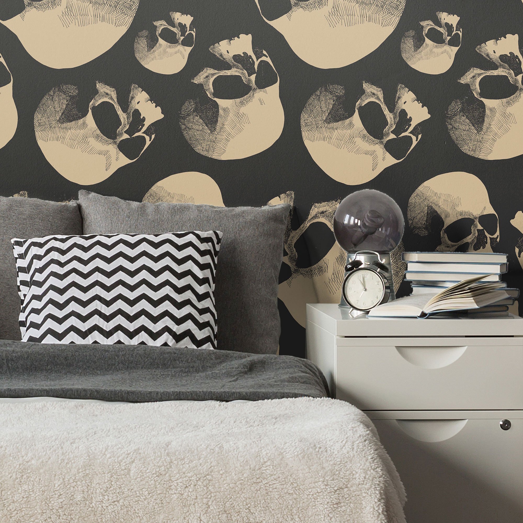 Skull Wallpaper You Ll Love In 21 Wayfair