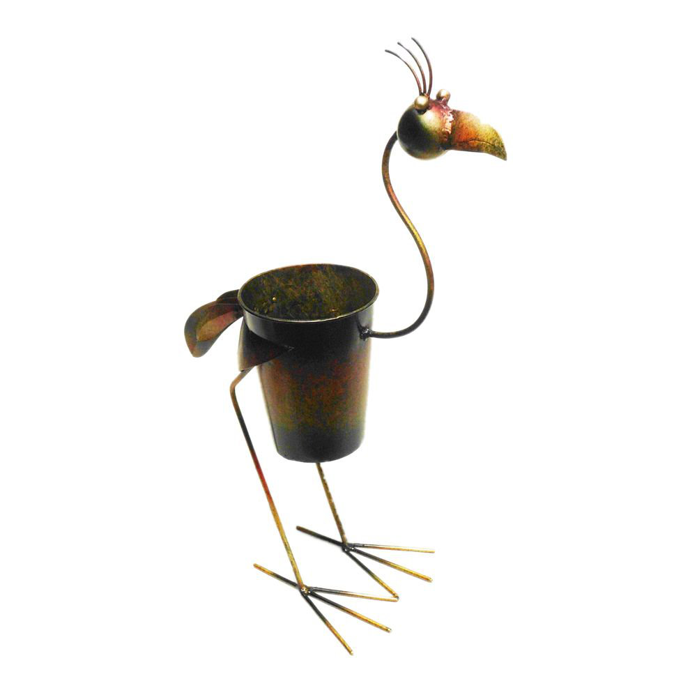 August Grove Danyel Iron Tin Pot Planter Wayfair