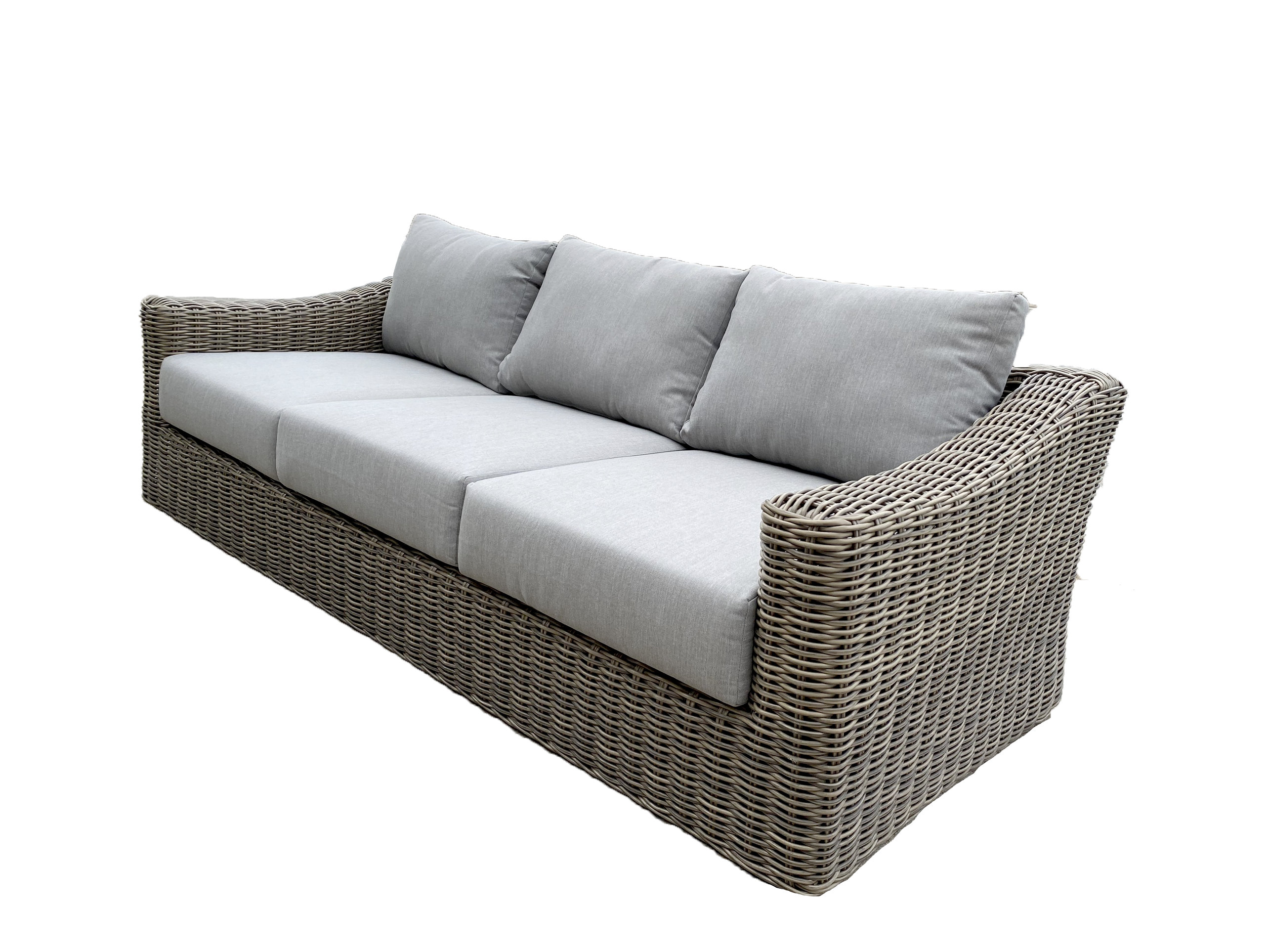 Rosecliff Heights Sommerville 92.1'' Wide Outdoor Wicker Patio Sofa
