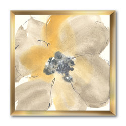 East Urban Home 'Galm Flower Tones I' - Picture Frame Print on Canvas ...