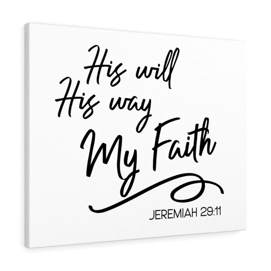 Express Your Love Ts His Will His Way My Faith Jeremiah 2911