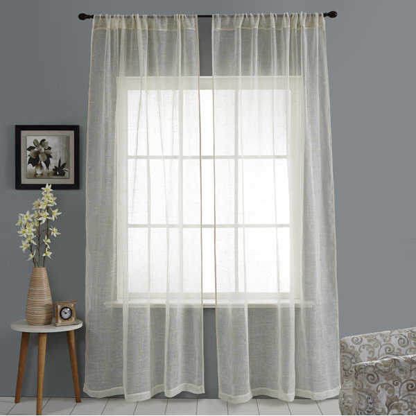 Loose Weave Curtains | Wayfair