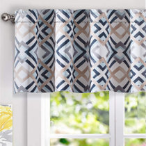 Blue Red Valances Kitchen Curtains You Ll Love In 2021 Wayfair