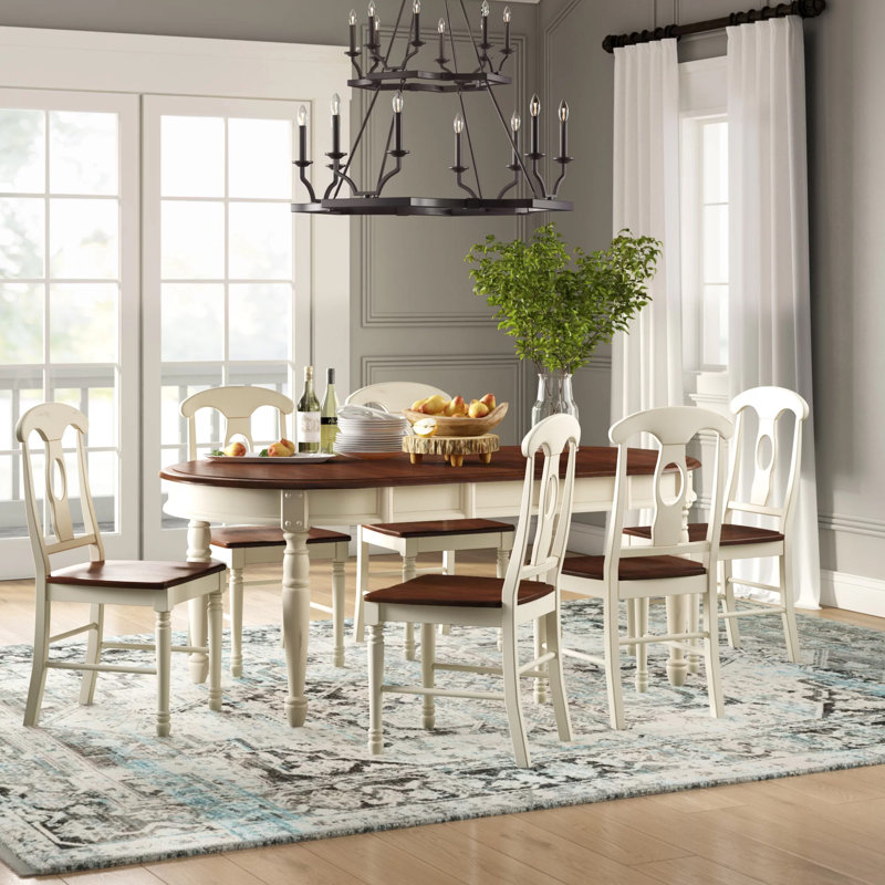 Binkley 7 Piece Extendable Solid Wood Dining Set Reviews Birch Lane