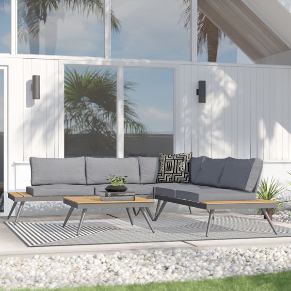 Modern Contemporary 4 Piece Outdoor Furniture Sets Allmodern