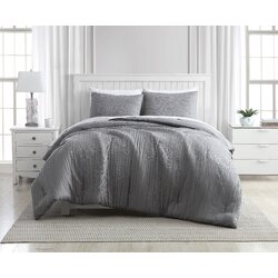 Latitude Run® Azime Greenport Crinkle Comforter Set | Wayfair