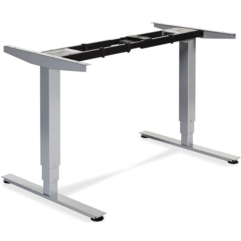 Lorell Electric Height Adjustable Sit Stand Desk Frame Wayfair