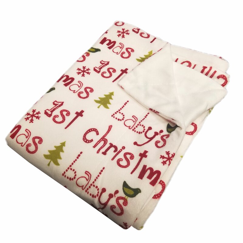 christmas baby blanket