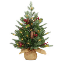 Small Battery Lit Christmas Tree