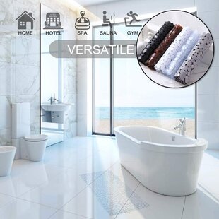 Details about  / Bath Tub Shower Mat with Suction Cups for Bathroom Bathtub Shower Stall 35X16 /"