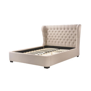 Upholstered Platform Bed by LuXeo