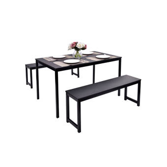 Latitude Run Annona 3 Piece Dining Set Wayfair